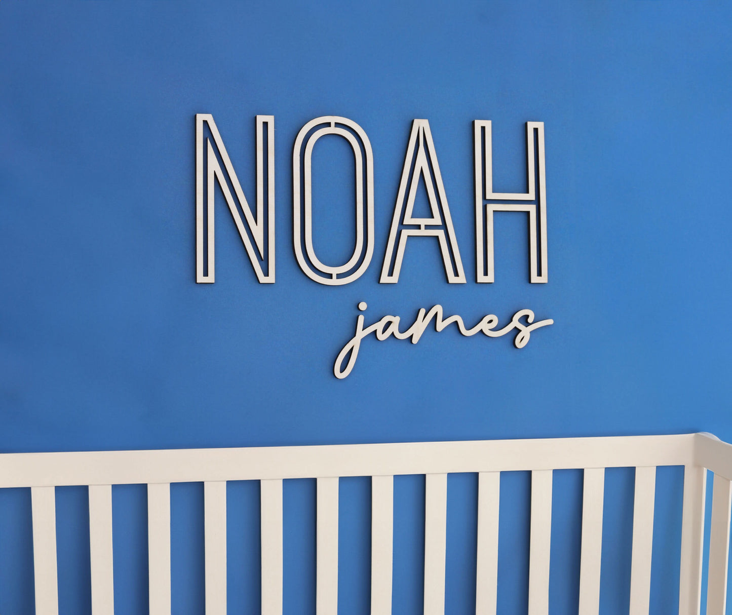 Nursery Name Sign, Wood Cutout, Custom Wooden Nursery Name Sign for Baby Room Decor - Perfect Gift for Kids, Christmas Gifts for Kids