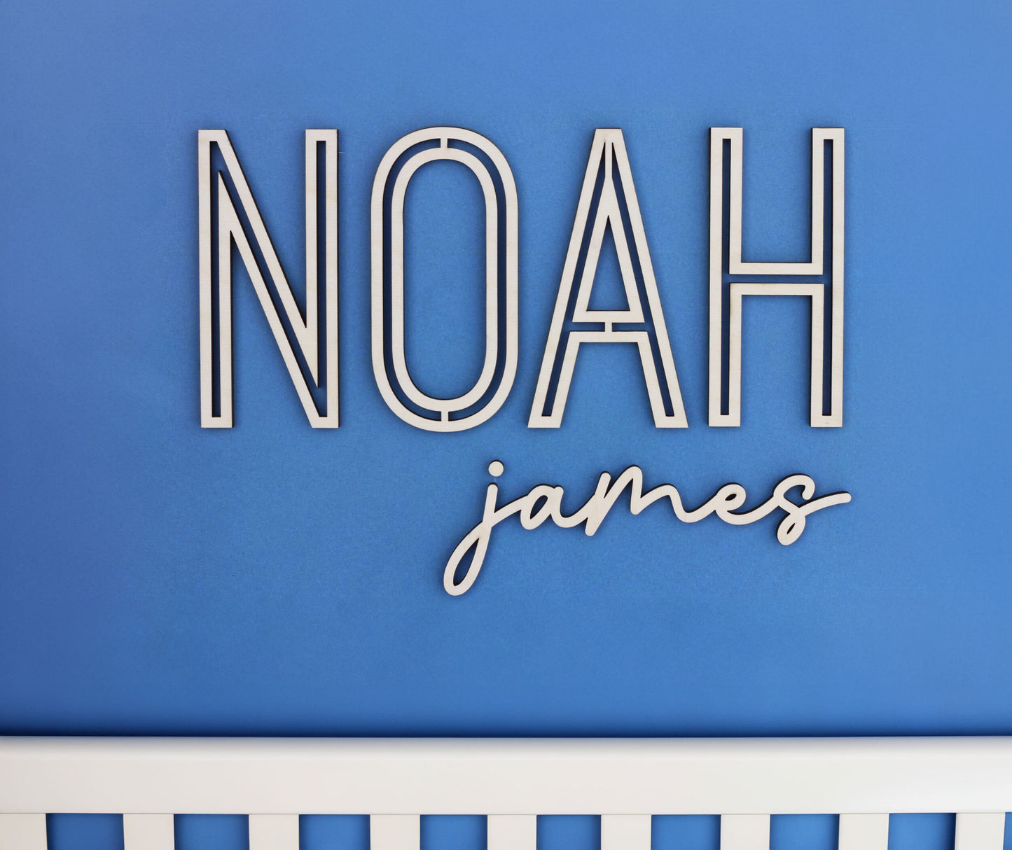 Nursery Name Sign, Wood Cutout, Custom Wooden Nursery Name Sign for Baby Room Decor - Perfect Gift for Kids, Christmas Gifts for Kids